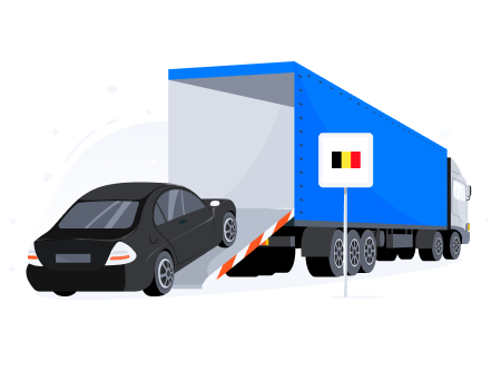 car transport to Belgium