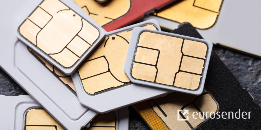 Shipping SIM cards internationally with courier or post