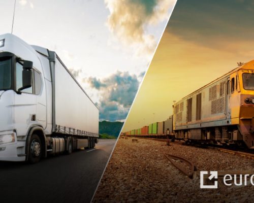 rail shipping vs road shipping